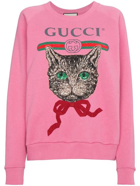 gucci'' sweatshirt pink|Gucci official website usa.